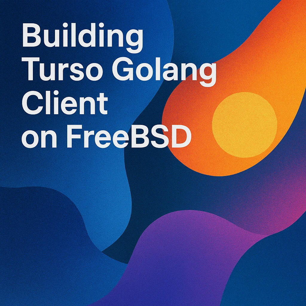 Building Turso Golang Client on FreeBSD cover image