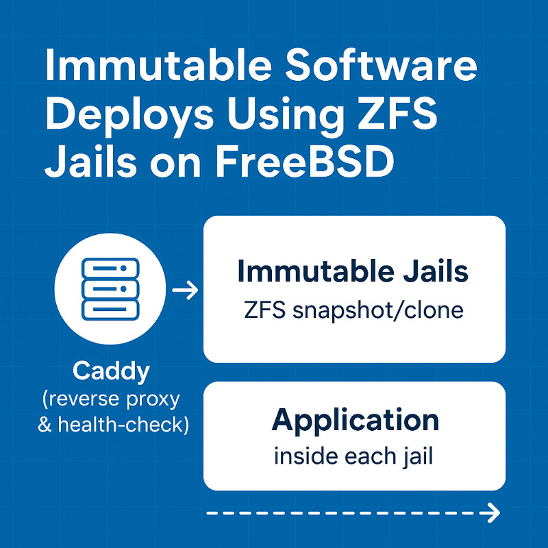 Immutable Software Deploys Using ZFS Jails on FreeBSD cover image