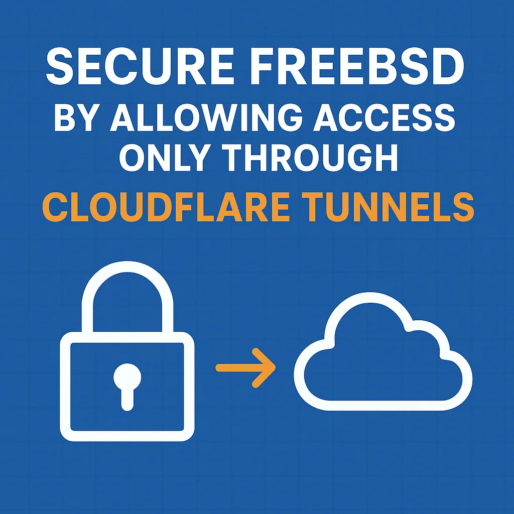 Secure FreeBSD by Allowing Access Only Through Cloudflare Tunnels cover image