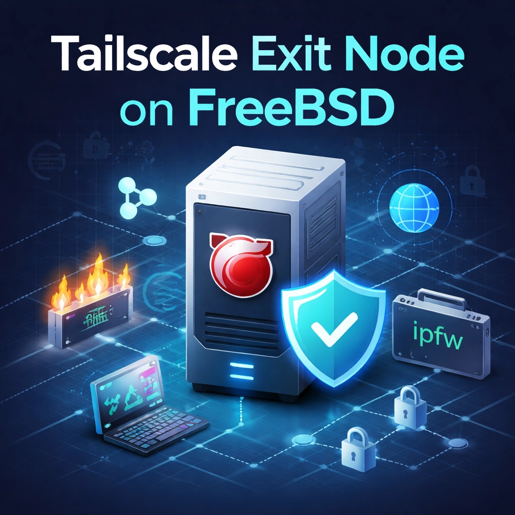 Tailscale Exit Node on FreeBSD cover image